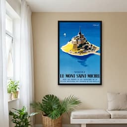Quadro Decorativo Monte Saint Michel