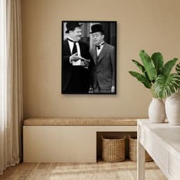 Quadro Decorativo O Gordo e o Magro