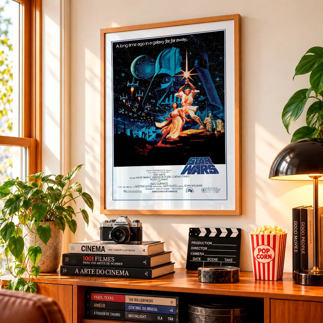 Quadro Decorativo Star Wars – Pôster Clássico Episódio IV - Uma Nova Esperança