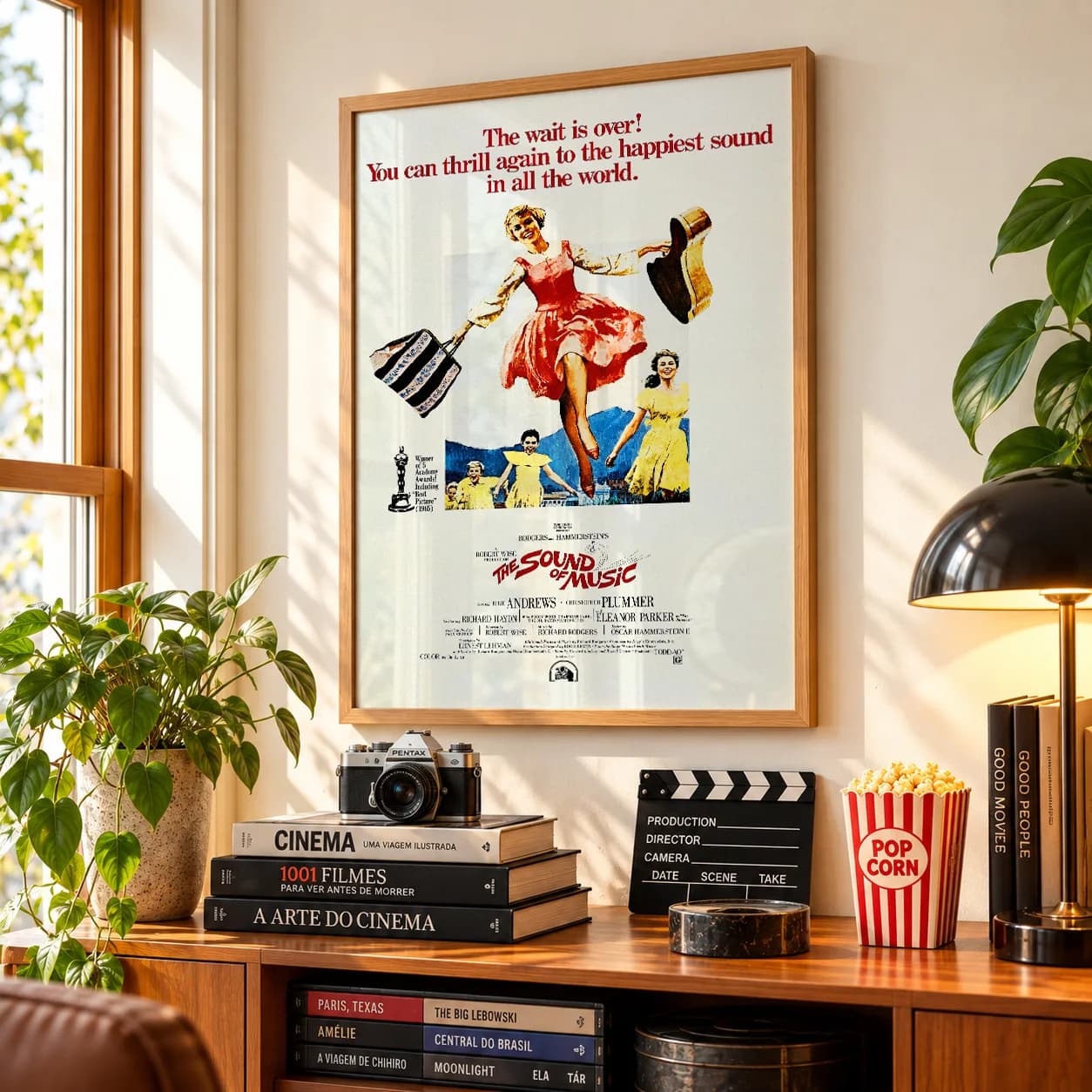 Quadro Decorativo A Noviça Rebelde – Pôster Clássico The Sound of Music