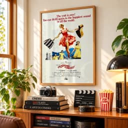 Quadro Decorativo A Noviça Rebelde – Pôster Clássico The Sound of Music