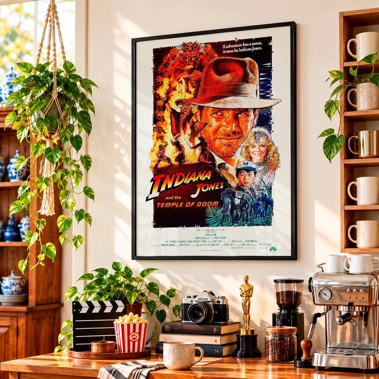 Quadro Decorativo Indiana Jones e o Templo da Perdição – Aventura Clássica 1984