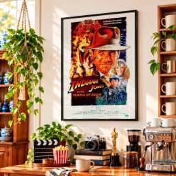 Quadro Decorativo Indiana Jones e o Templo da Perdição – Aventura Clássica 1984