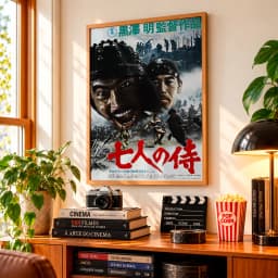 Quadro Decorativo Os Sete Samurais – Akira Kurosawa