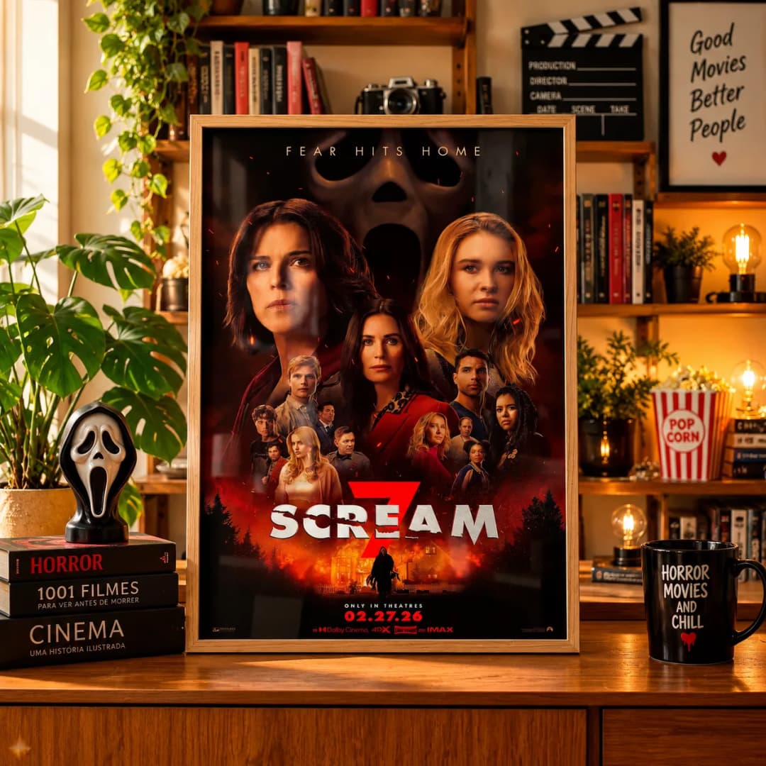 Quadro Decorativo Pânico 7 – Scream 7 | Ghostface