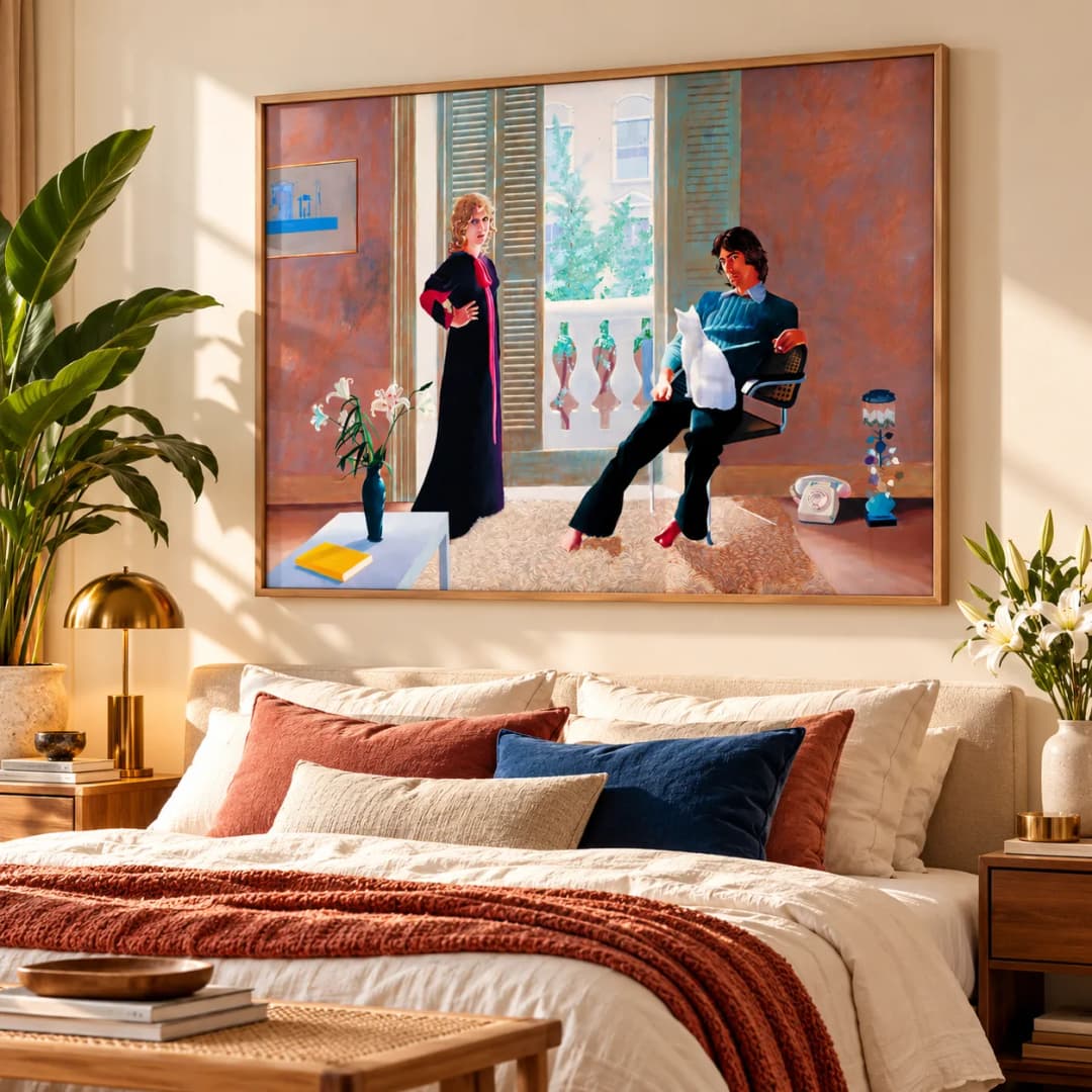 Quadro Decorativo David Hockney – Mr and Mrs Clark and Percy
